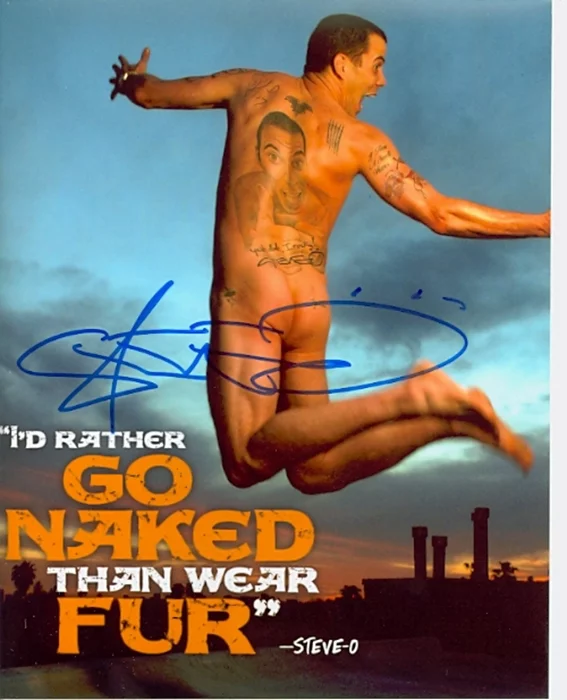 Steve O autograph