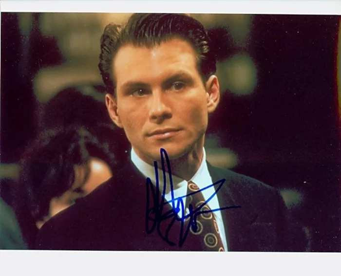 Christian Slater autograph