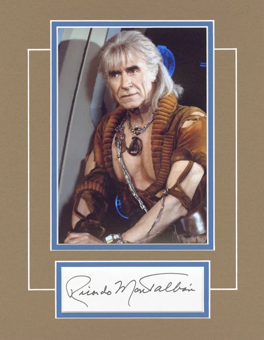 Ricardo Montalban autograph