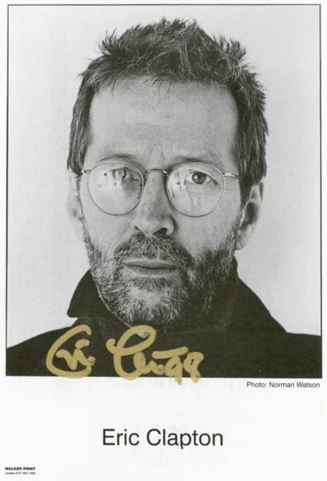 Eric Clapton autograph