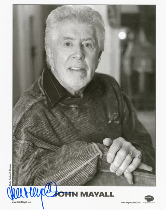 John Mayall autograph