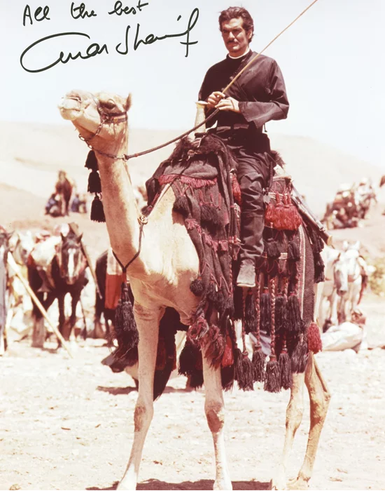 Omar Sharif autograph