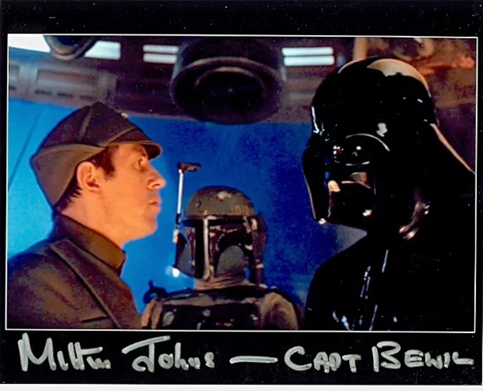 Milton Johns autograph