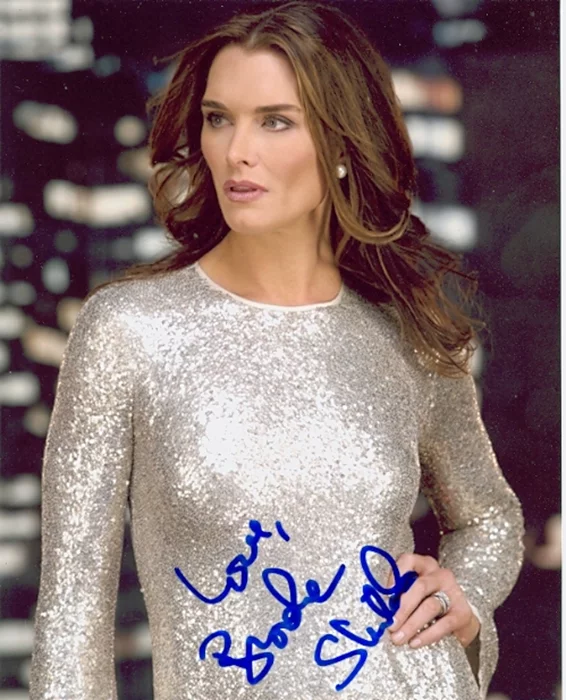 Brooke Shields autograph