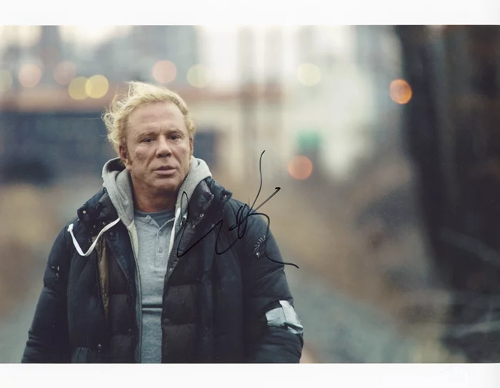 Mickey Rourke autograph