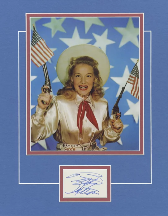 Betty Hutton autograph