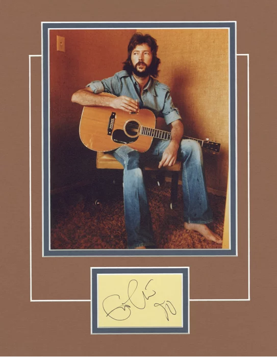 Eric Clapton autograph
