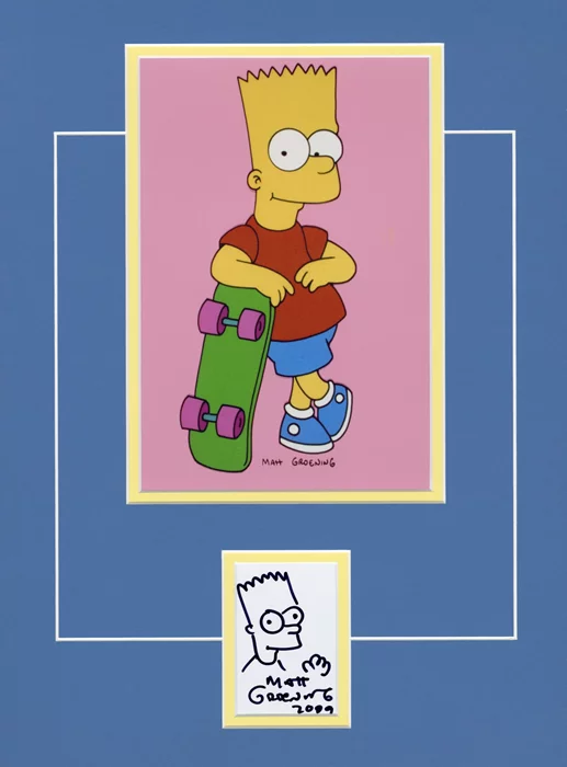 The Simpsons autograph