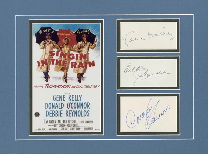 Singin' In The Rain autograph