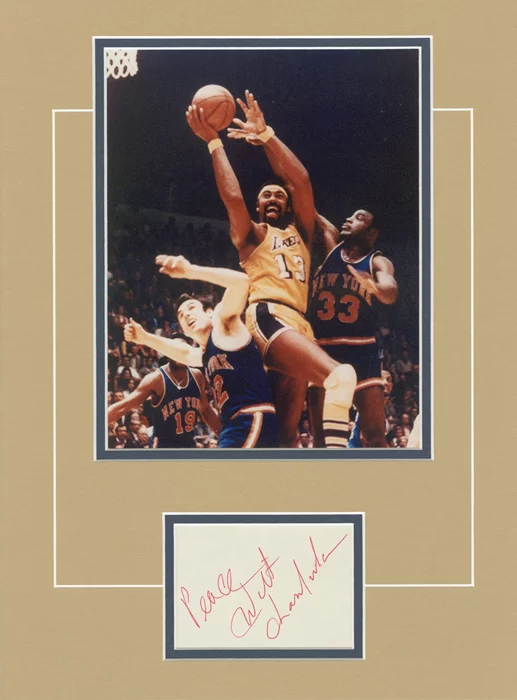 Wilt Chamberlain autograph