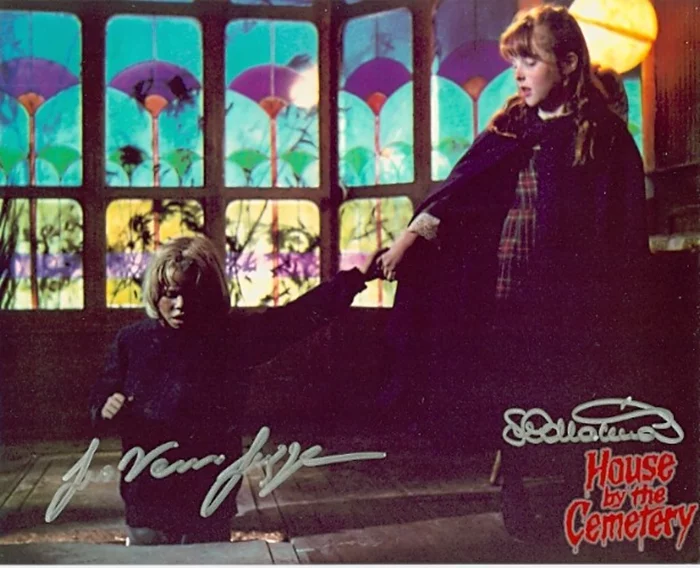 House By The Cemetery autograph