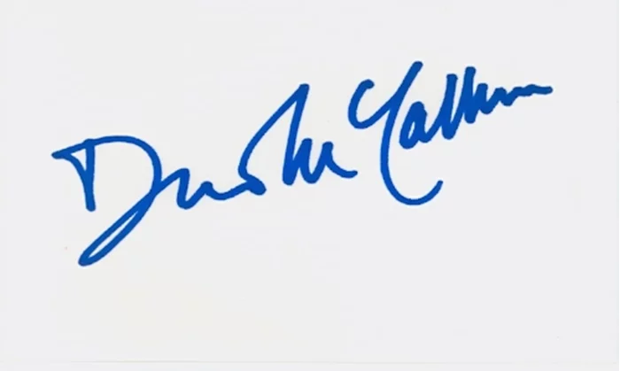 David McCallum autograph