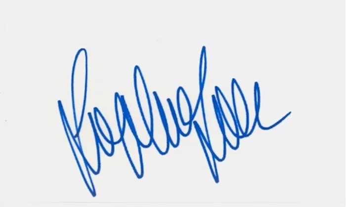 Sophia Loren autograph