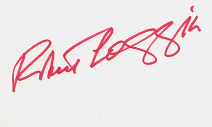 Robert Loggia autograph