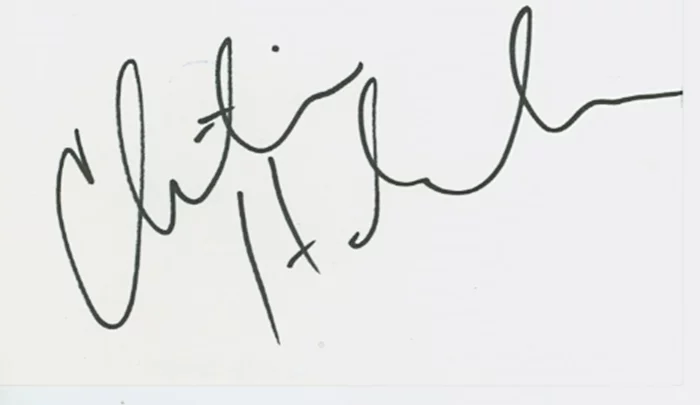 Christina Hendricks autograph
