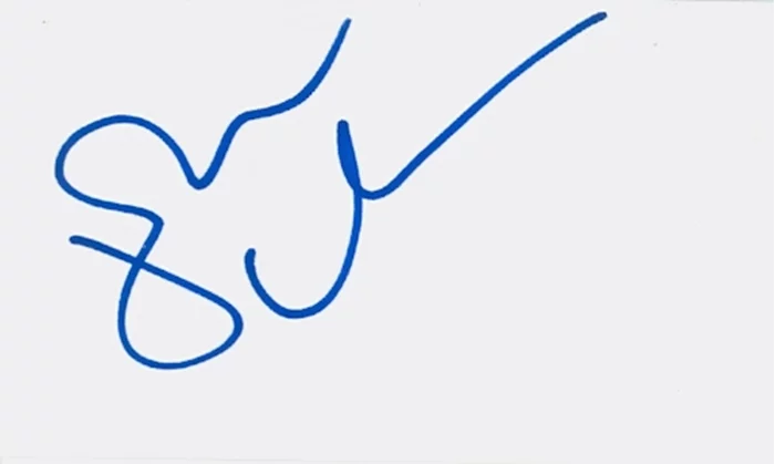 John Cho autograph