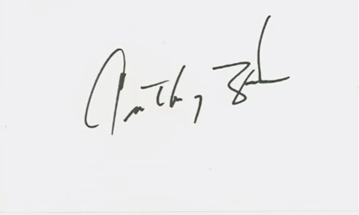 Anthony Zerbe autograph