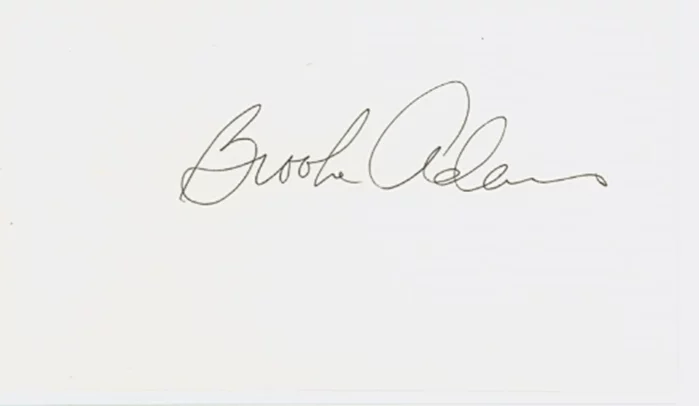 Brooke Adams autograph