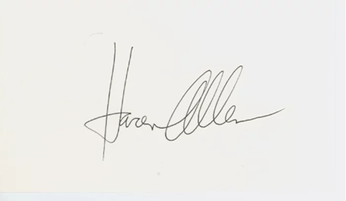 Karen Allen autograph
