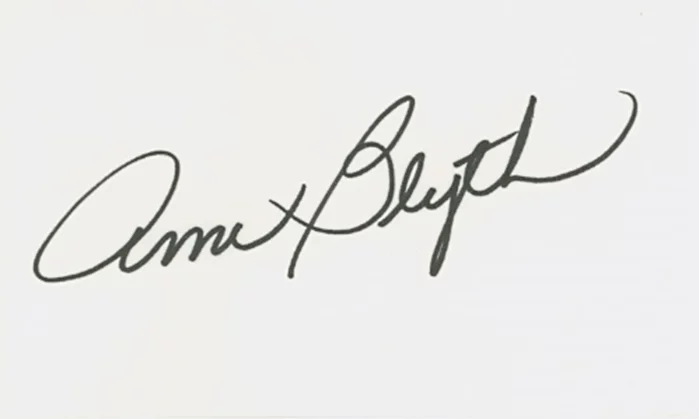 Ann Blyth autograph