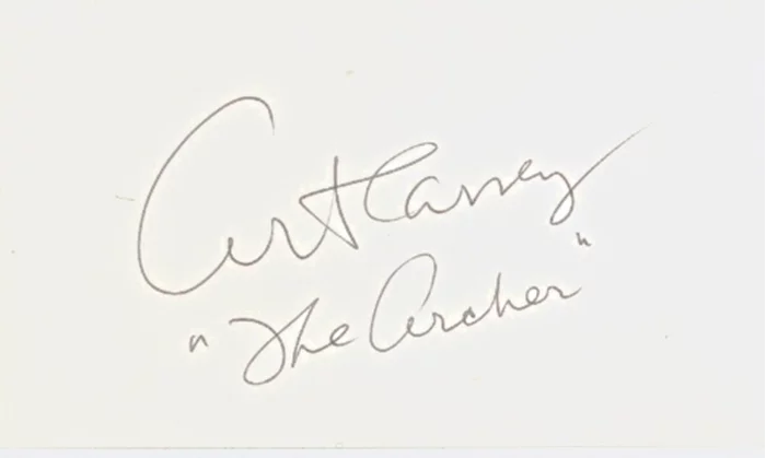 Art Carney autograph