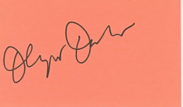 Olympia Dukakis autograph