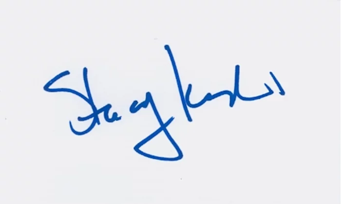 Stacy Keach autograph