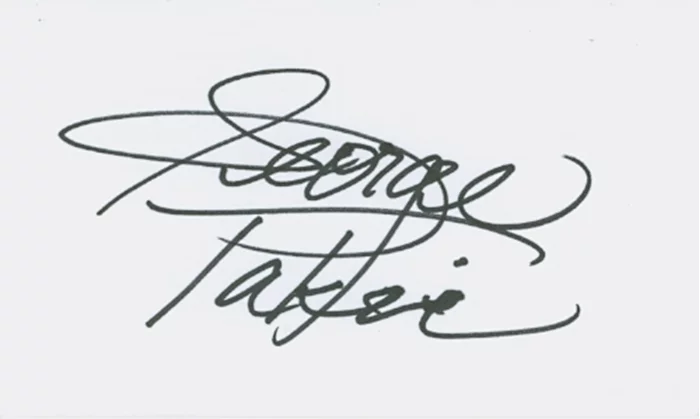 George Takei autograph