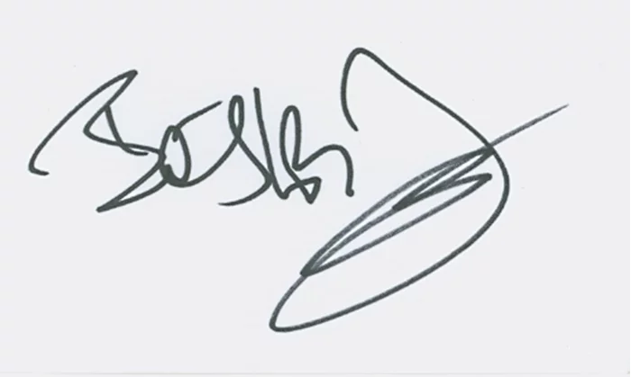 Billy Bob Thornton autograph