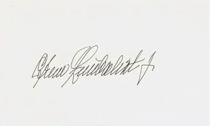 Efrem Zimbalist, Jr. autograph
