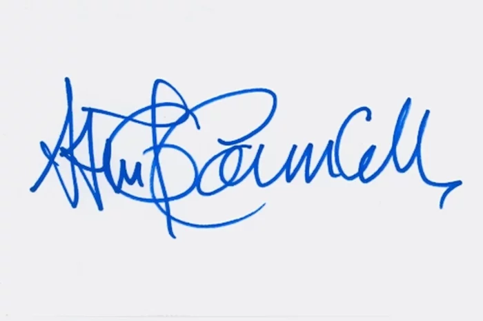 Stephen J. Cannell autograph