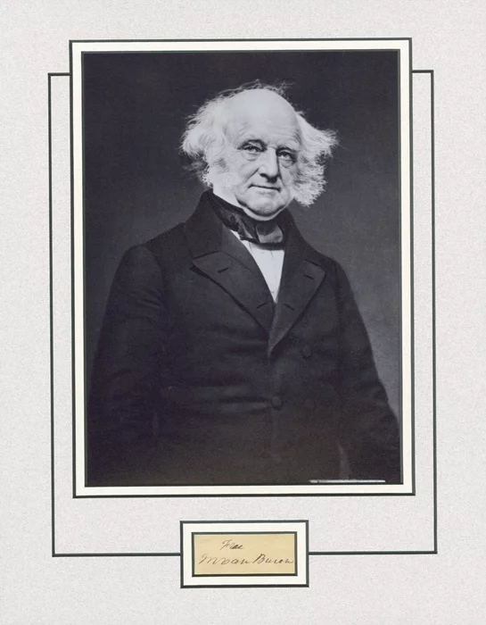 Martin Van Buren autograph