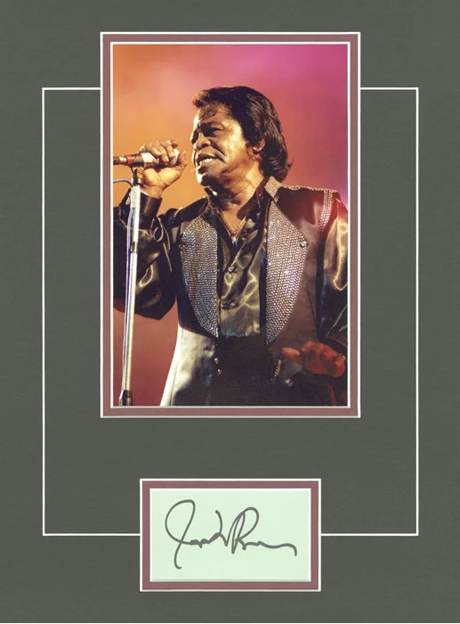 James Brown autograph