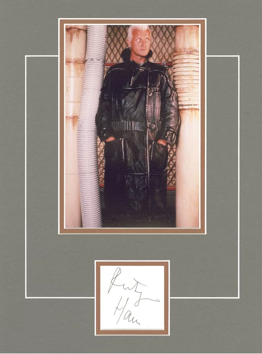 Rutger Hauer autograph