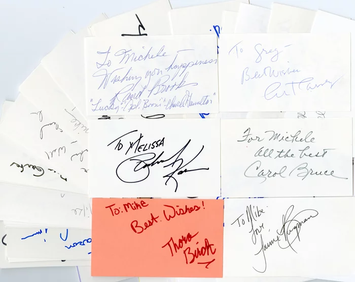 INSCRIBED Signature Lot autograph