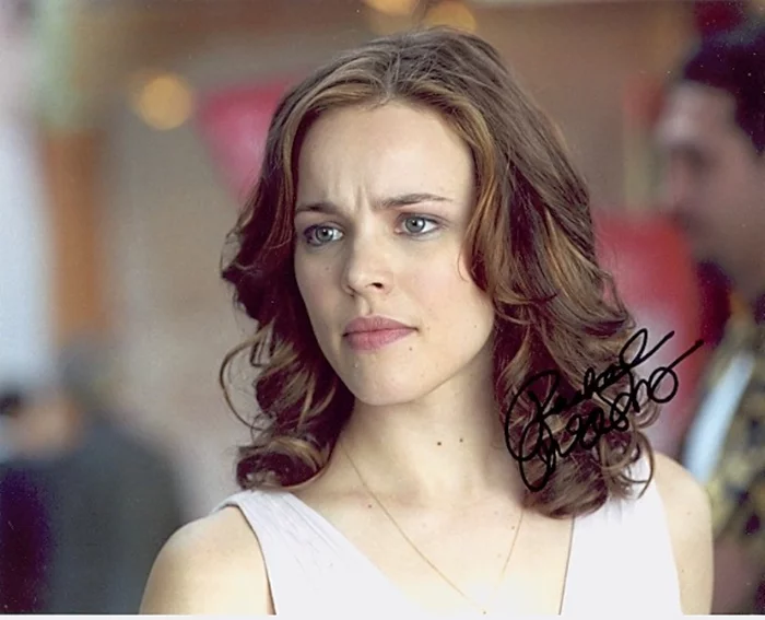 Rachel McAdams autograph