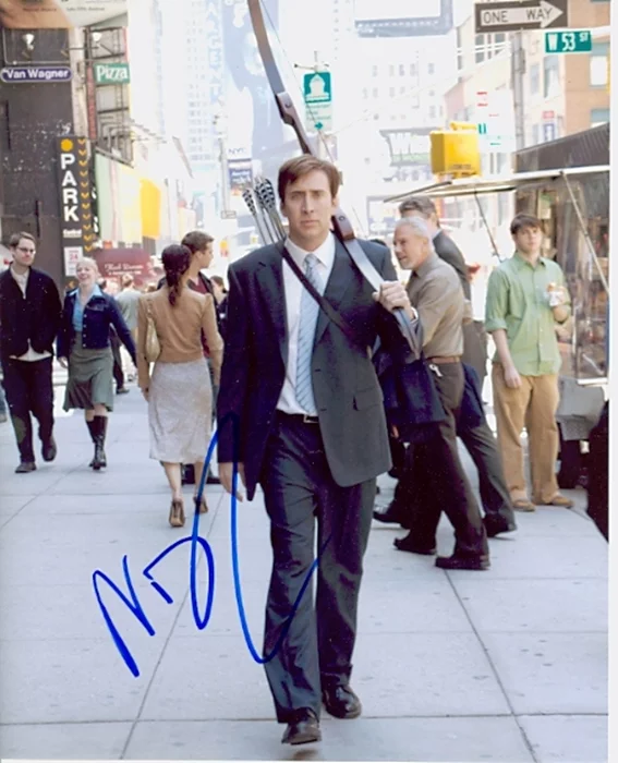 Nicolas Cage autograph