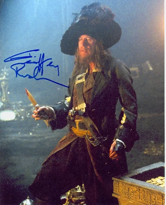 Geoffrey Rush autograph
