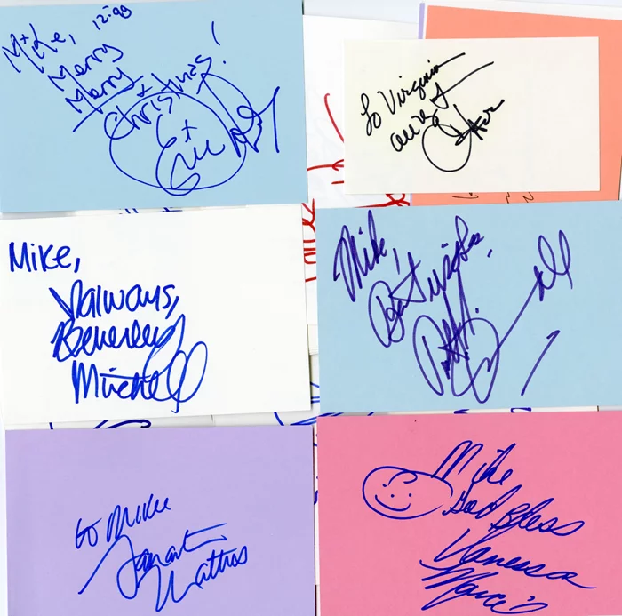 INSCRIBED Signature Lot autograph