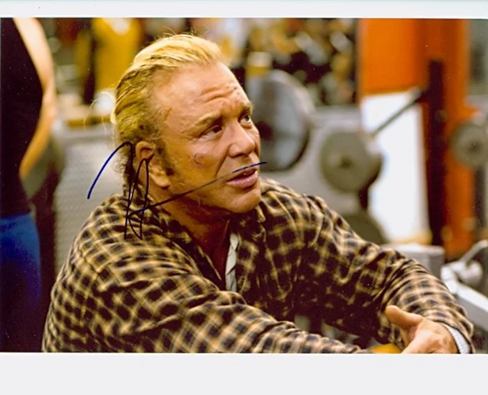 Mickey Rourke autograph