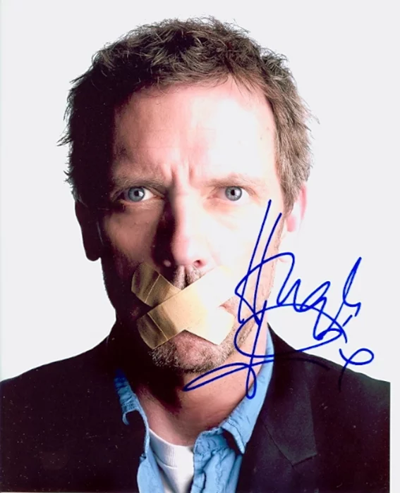 Hugh Laurie autograph