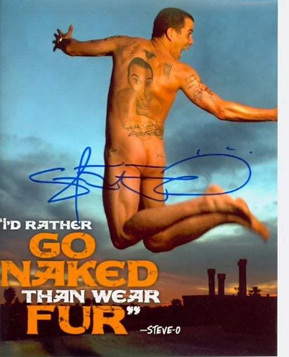 Steve O autograph