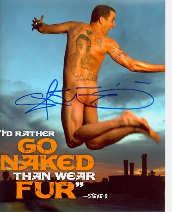 Steve O autograph