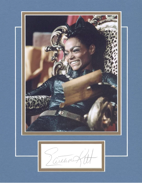 Eartha Kitt autograph