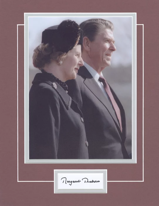 Margaret Thatcher autograph
