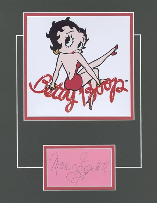 Betty Boop autograph