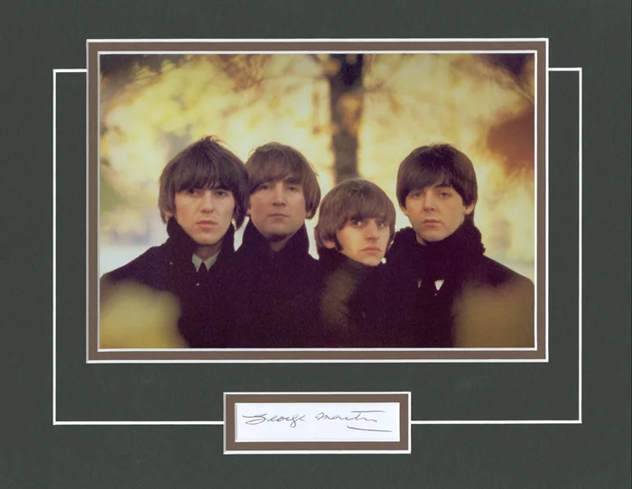 George Martin autograph