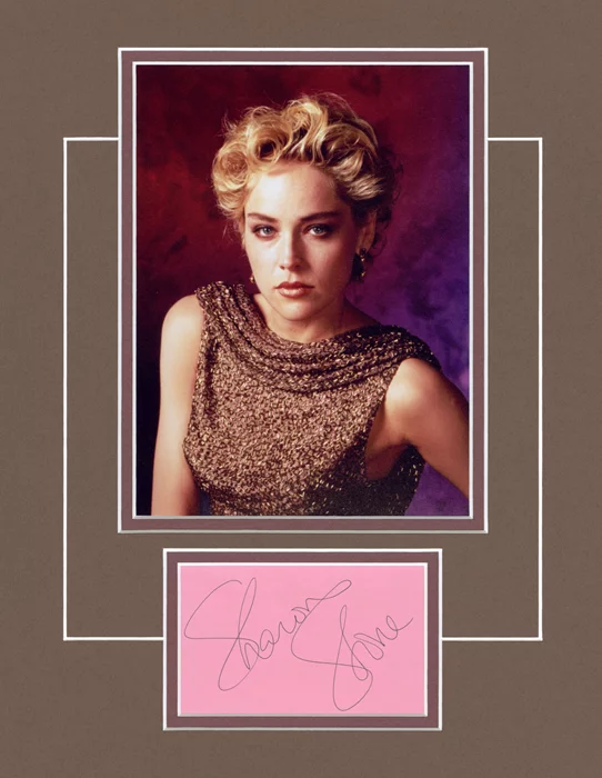 Sharon Stone autograph