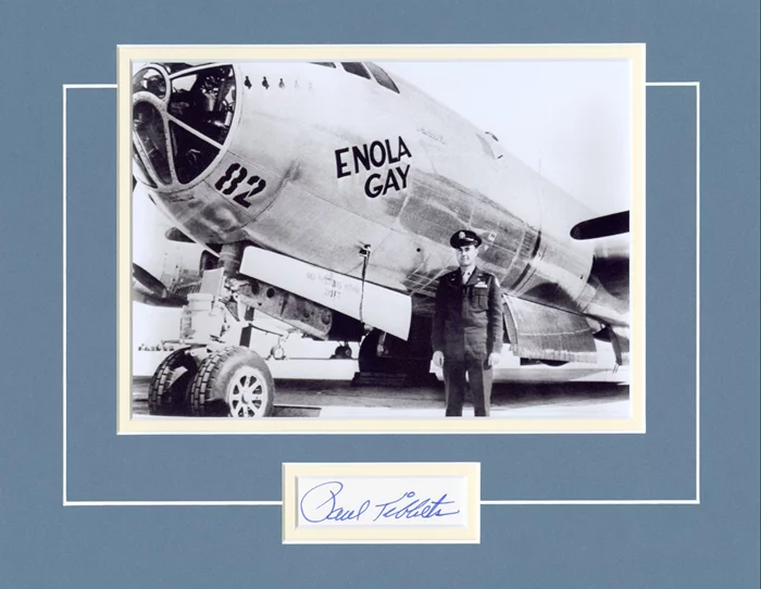 Paul W. Tibbets autograph