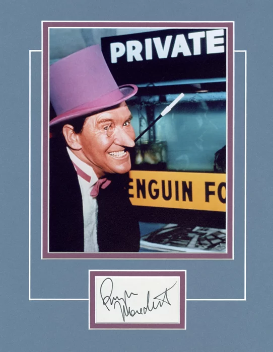Burgess Meredith autograph